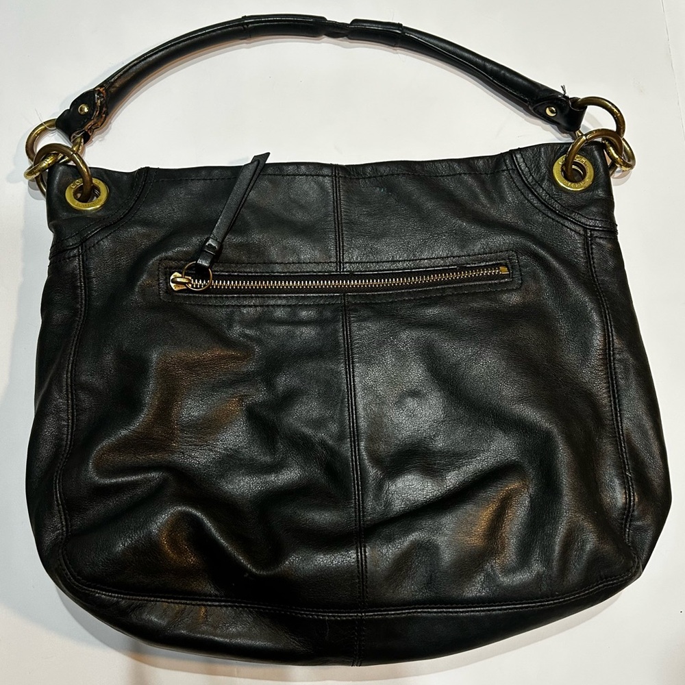 COACH Penelope Leather Buckle Pocket‎ Hobo Handbag -Needs Rehab - Picture 4 of 8
